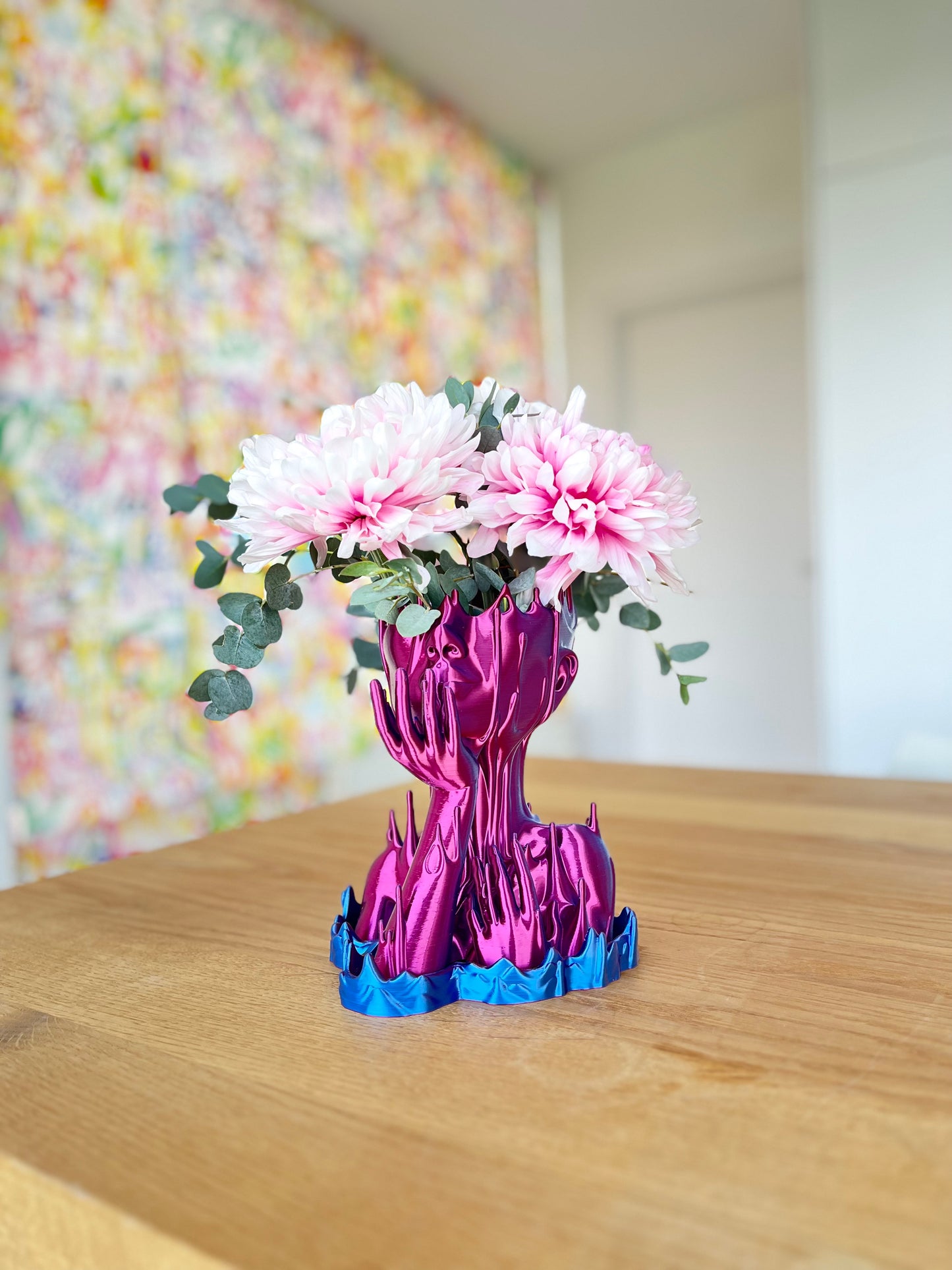 pla bioplastic 3D print eco friendly home decoration vases flowers 