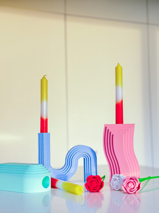 candle holder 3D printing ecofriendly pla bioplastic